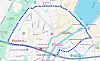 Demo-Route durch Hamburger Innenstadt