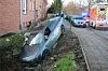 Der Wagen kam in einem Abhang zum stehen.
