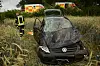 Auto überschlug sich auf A21.