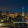 Die Skyline von Düsseldorf.