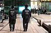 Polizeistreife am Jungfernstieg (Symbolfoto).