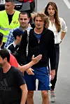 Alexander Zverev geht vor seiner Ex-Freundin Brenda Patea