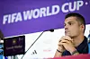 Granit Xhaka bei der Pressekonferenz vor dem WM-Auftakt der Schweizer