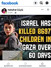 Mit diesem Facebook-Post greift Nebahat Güclü (SPD) israelfeindliche Narrative auf.