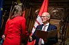 55. Einbürgerungsfeier: Bürgermeister Peter Tschentscher hat am Freitag (22. November) die neuen Staatsbürgerinnen und Staatsbürger im Hamburger Rathaus begrüßt.