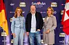 Inga Leschek (Chief Content Officer RTL Deutschland), Stefan Raab und Christine Strobl (ARD-Programmdirektorin).
