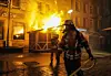 Meterhohe Flammen auf Weihnachtsmarkt in Flensburg