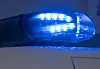 Blaulicht auf einem Polizeiwagen (Symbolfoto)