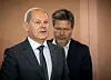 Kanzler Olaf Scholz (SPD, r.) und Wirtschaftsminister Robert Habeck (Grüne) versprechen ein weiteres Entlastungspaket – kommen dabei aber nicht wirklich voran.