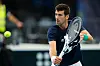 Djokovic während einer Trainingseinheit vor dem Adelaide International Tennis Tournament 2023