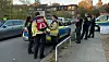 Einsatzkräfte vor Ort.