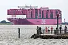 Am Samstag hat in Hamburg die „One Innovation“, eines der größten Containerschiffe der Welt, festgemacht.