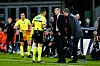 Der Trainer von Juventus Turin, Massimiliano Allegri, beschwert sich beim Schiedsrichter über eine Entscheidung