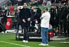 Jonas Boldt und Steffen Baumgart am Spielfeldrand