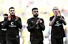 St. Pauli-Profis nach dem Dresden-Spiel