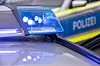 Blaulicht auf Streifenwagen
