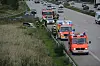 Bei dem Unfall auf der A1 wurde eine Person verletzt.