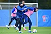 HSV-Profis Pherai und Poreba im Duell im Training