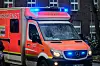 Rettungswagen auf dem Weg zum Einsatz