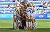 Bei Olympia durfte sich das deutsche Frauen-Team über Bronze freuen. Das EM-Turnier 2029 könnte die Mannschaft im eigenen Land bestreiten.