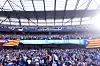 Fans von Manchester City fordern Pep Guardiola mit einem Banner zum Verbleib auf