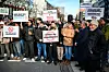 3500 Menschen demonstrieren auf islamistischer Kundgebung.