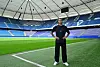 HSV-Stürmer Davie Selke im Volksparkstadion.