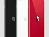 Das neue Einsteigermodell iPhone SE von Apple in drei verschiedenen Farben.