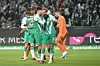 Niclas Füllkrug jubelt mit seinen Mannschaftskollegen über das 2:0.