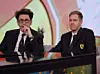 Ferrari-Teamchef Mattia Binotto und Sebastian Vettel bei einer Veranstaltung im Frühjahr 2020