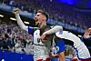 László Bénes jubelt für den HSV