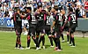 HSV-Spieler jubeln in Pirmasens