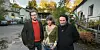Die Bewohner des Künstler-Hinterhofes in der Sillemstraße kämpfen für ihre Gemeinschaft. Allen voran Timo Schwarz (l.), Nadine Faulhaber und Till Haupt.