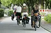 Fahrradfahrer an der Alster