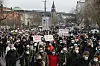 Corona-Leugner demonstrieren in Hamburg. Darunter auch der Verein UMEHR.