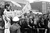 Beatles-Fans am Hamburger Flughafen