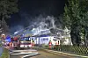 Die Feuerwehr musste das Dach öffnen, um an alle Glutnester zu gelangen.