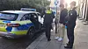 Polizei bei einer Festnahme