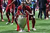 Daniel Sturridge mit dem Champions-League-Pokal