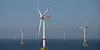 Windräder von „Tennet' im Windpark Nordsee Ost. Zukünftig möchte der Netzanbieter neben Deutschland auch Dänemark und die Niederlande mit Windkraft aus der Nordsee versorgen.