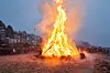Osterfeuer am Strand