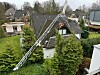 Am Freitagnachmittag stürzte ein Baukran auf ein Einfamilienhaus in Wellingsbüttel.