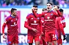 Ludovit Reis jubelt in Rostock