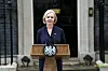 Liz Truss ist am Donnerstag als britische Premierministerin zurückgetreten.