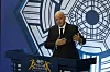 FIFA-Präsident Gianni Infantino am Rednerpult
