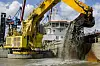 Bagger im Hafen