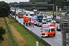 Aufgrund der Streckensperrung staute es sich auf der A1.