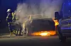 Flammen schlugen aus dem AMG.