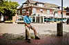 Der Autor vor dem Tatort