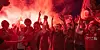 Fans des FC Liverpool feiern die Meisterschaft.
